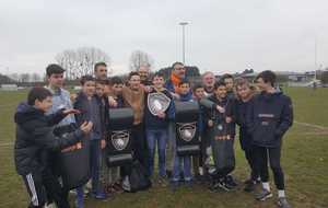 Et l'équipe qui représentera la BRETAGNE aux finales nationales de l'ORANGE RUGBY CHALLENGE est...