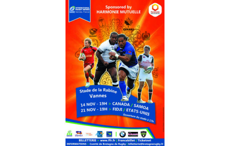 Du rugby au centre ville pour gagner des places pour Fidji-USA le 21 novembre à Vannes