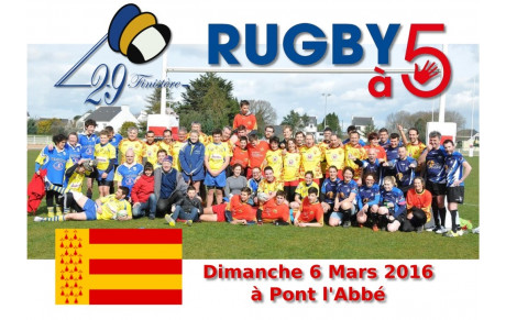 Rugby à 5 à Pont l'Abbé le 6 mars 2016