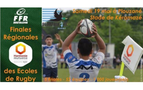 Ecoles de rugby: les Finales Régionales en Finistère !