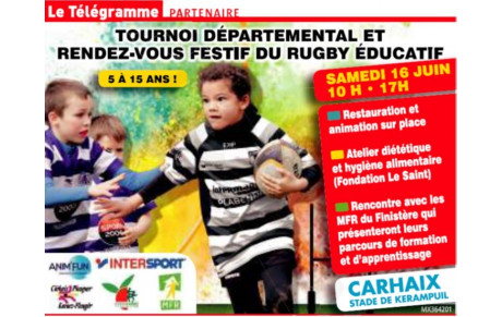 J-7 du Trophée PENN AR BED des écoles de rugby du Finistère